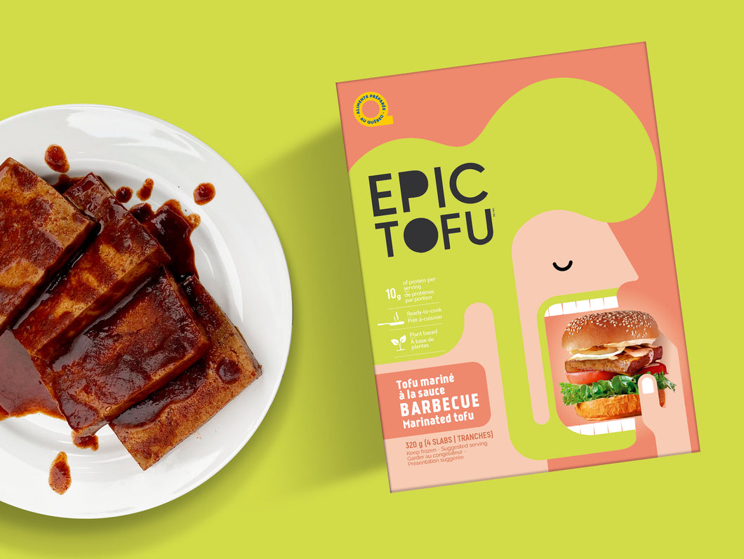 Epic Barbecue: tranches de tofu mariné