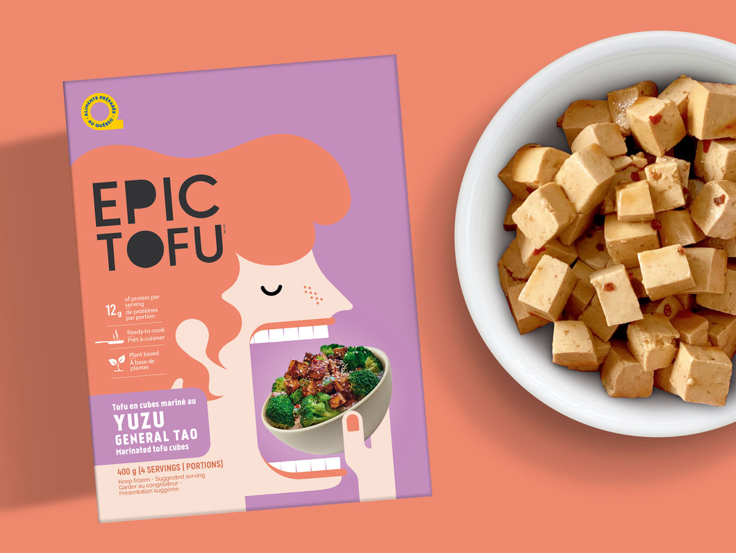 Epic Yuzu General Tao Marinated Tofu Cubes (400g)